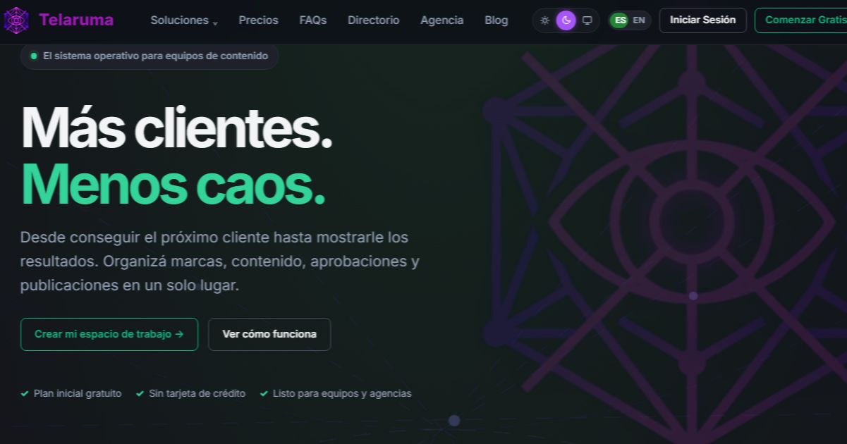 Telaruma marketing SaaS platform
